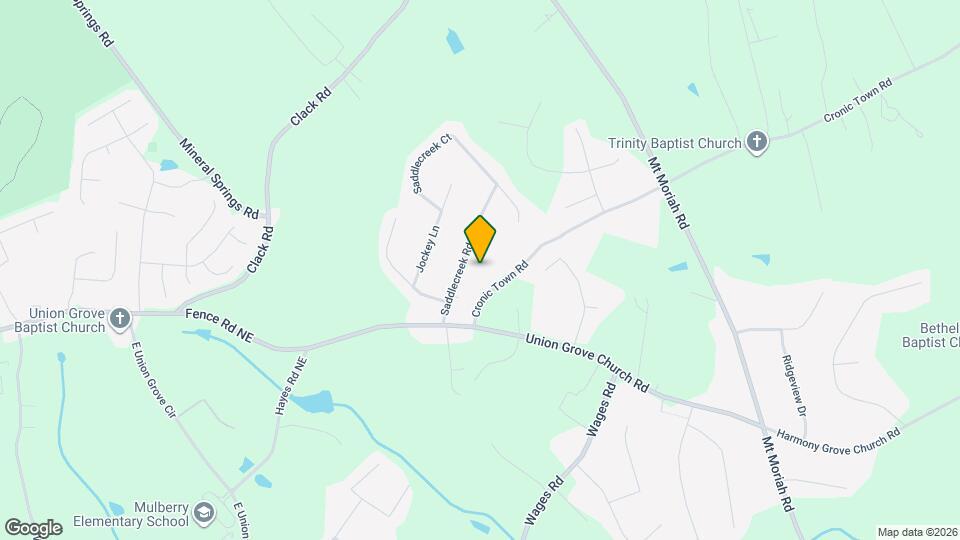 1611 Saddlecreek Rd Map and Location Details