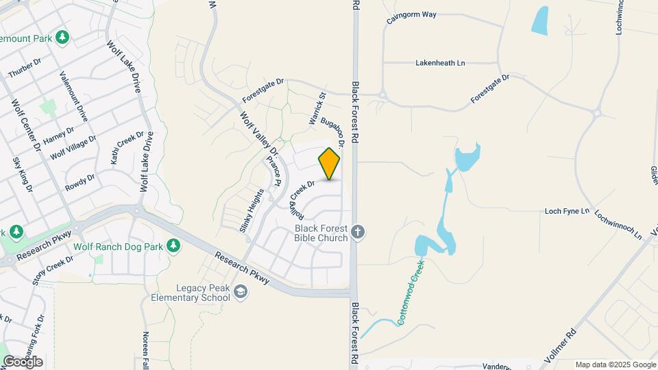 6440 Rolling Creek Dr Map and Location Details