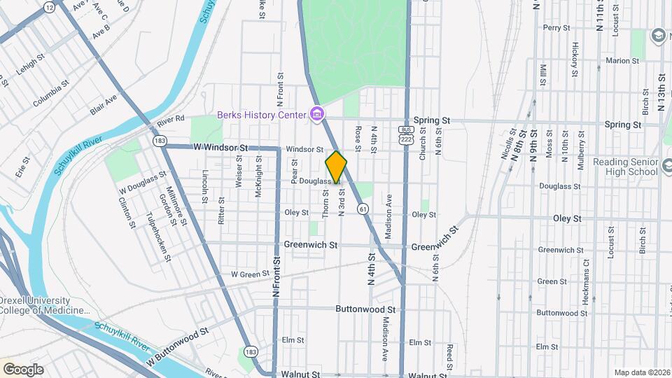 738 N 3rd St, Unit 3 Map and Location Details