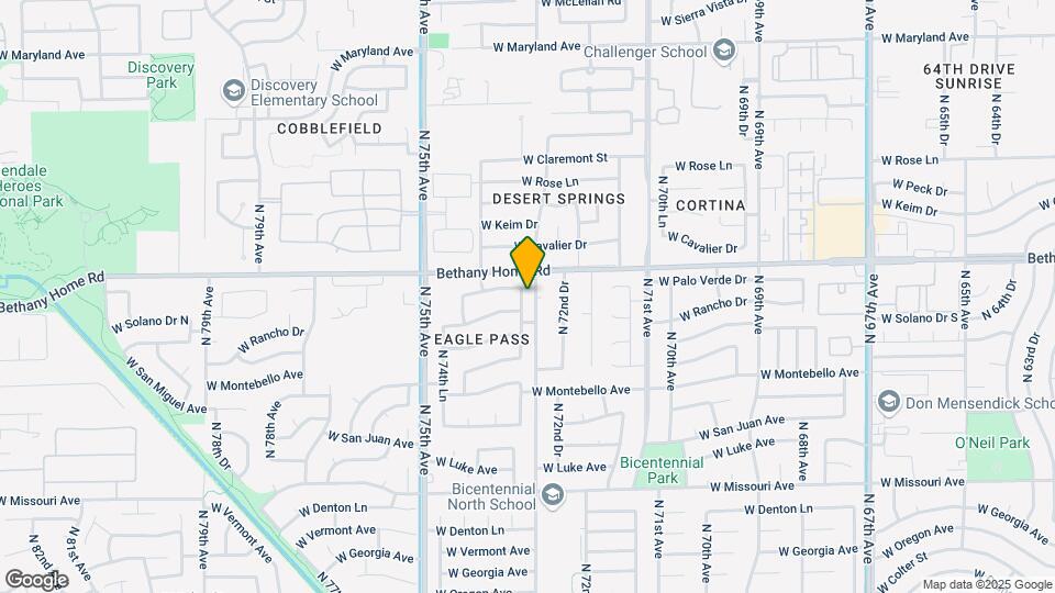 5945 N 73rd Dr Map and Location Details