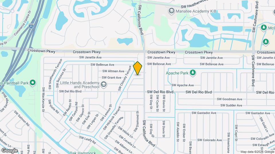 1755 SW Cannon Ave Map and Location Details