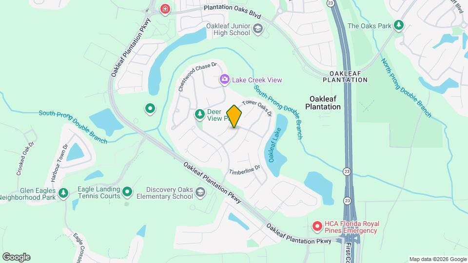 3460 Live Oak Hollow Dr Mapa y Detalles de la Ubicación
