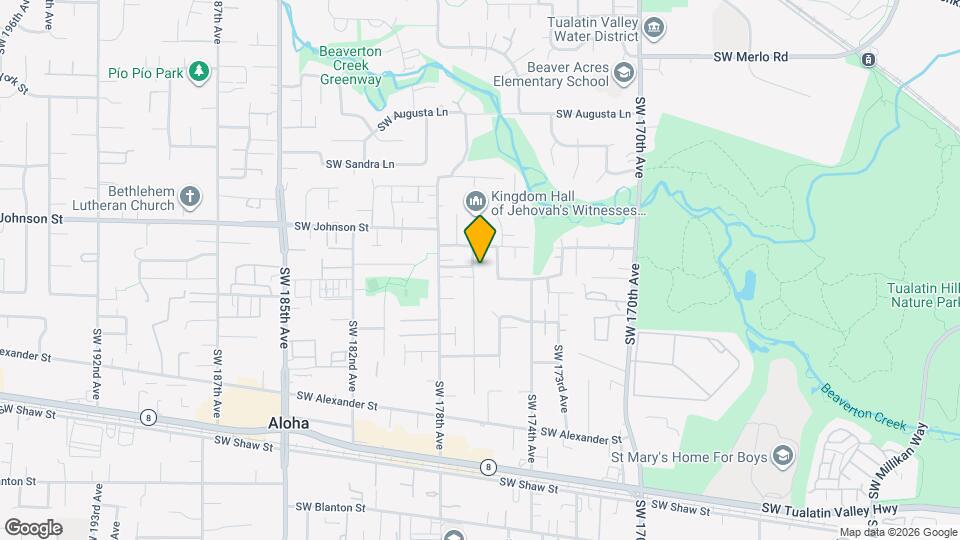 2872 SW 176th Ave Map and Location Details