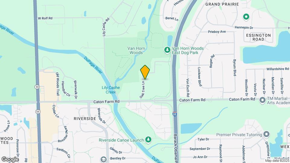 2502 Oak Tree Ln Map and Location Details