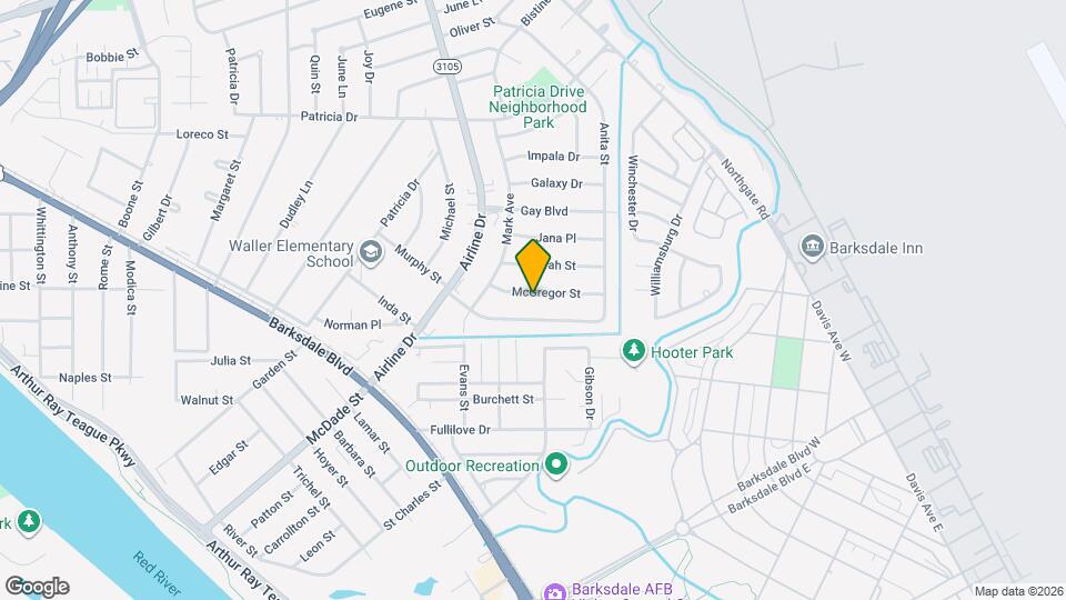 3232 McGregor St Map and Location Details