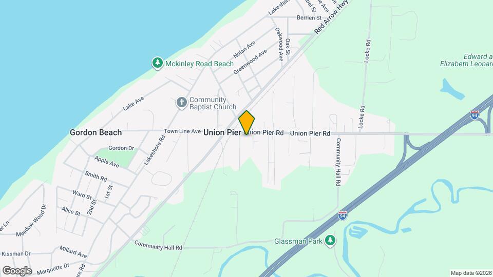 9820 Union Pier Rd Map and Location Details