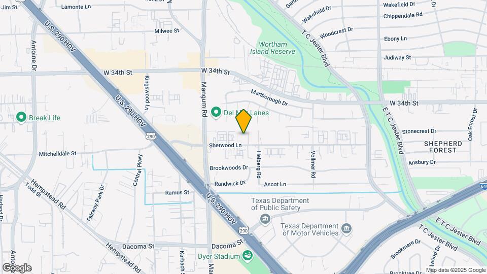 4450 Sherwood Ln Map and Location Details