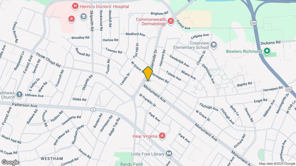 7218 Monument Ave, Unit 1 Map and Location Details