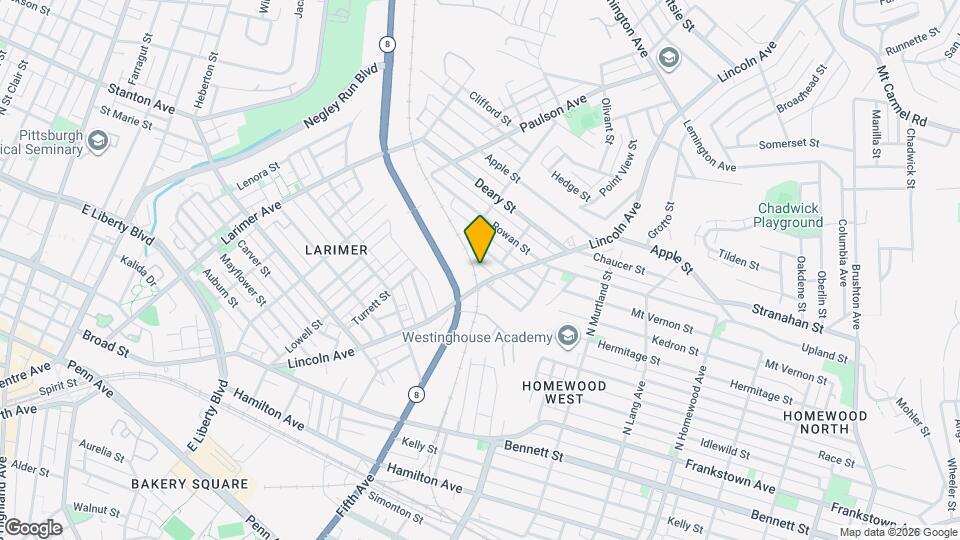 6621 Tennis St Map and Location Details