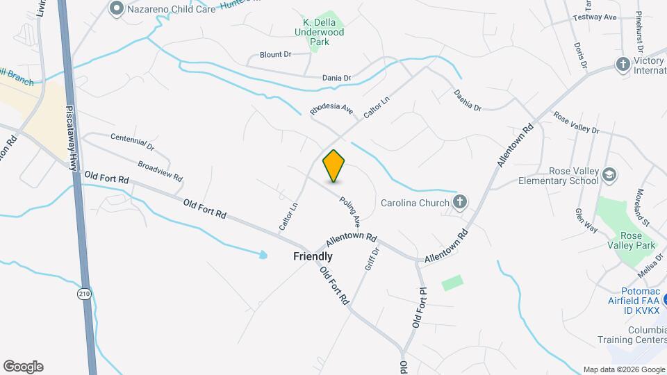 1706 Poling Ave Map and Location Details