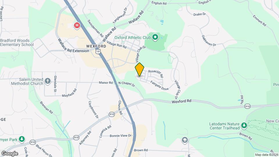 313 Fairgate Drive Map and Location Details