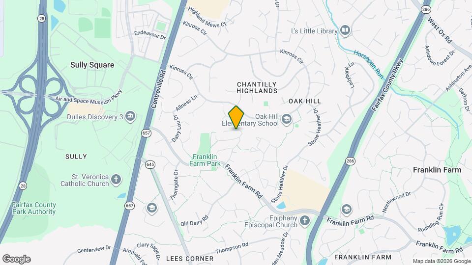 13505 Coates Ln Map and Location Details