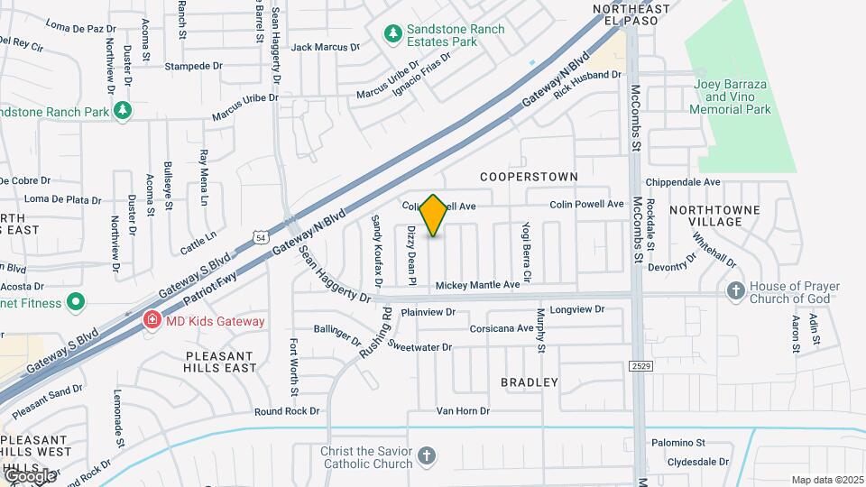 10944 Babe Ruth St Map and Location Details