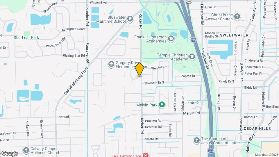 4301 Jillian Dr Map and Location Details