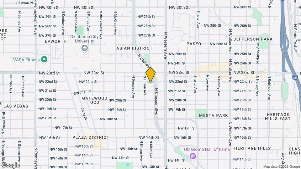 1214 NW 22nd St Map and Location Details