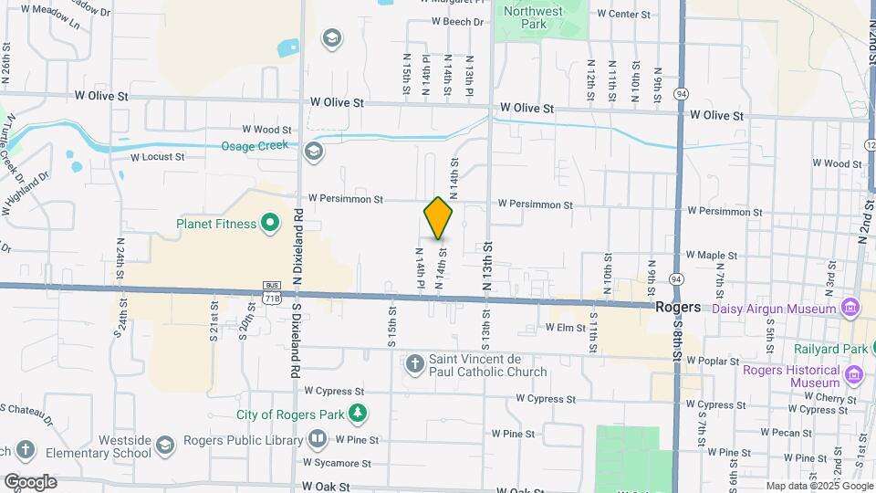 348 N 14th St Map and Location Details