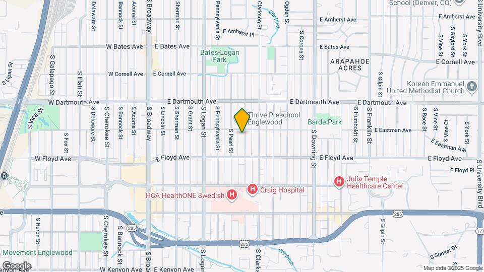 3219 S Washington St Map and Location Details