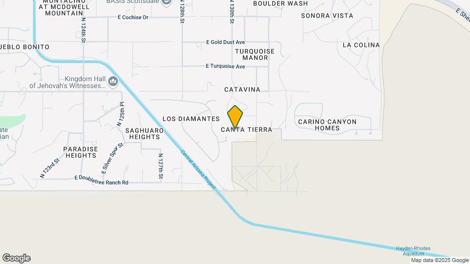 13027 E Saddle Horn Trail Map and Location Details