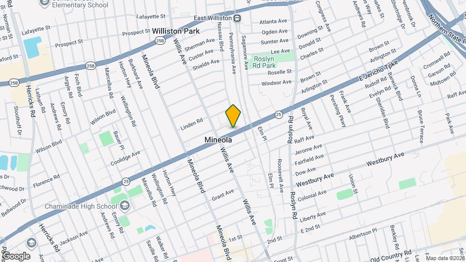 114 Jericho Tpke, Unit Apt 1 Map and Location Details