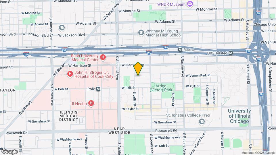 1446 W Lexington St Map and Location Details