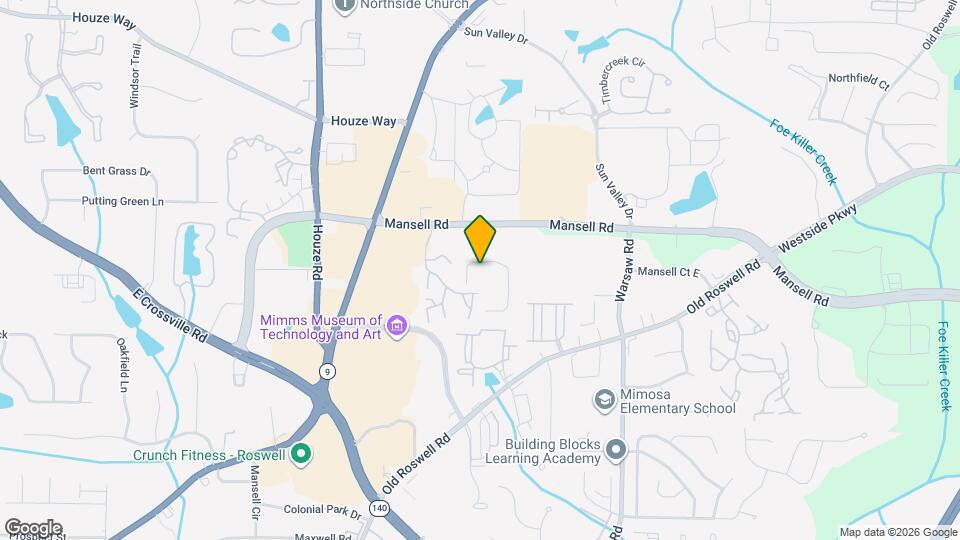 292-300 Roswell Commons Cir Map and Location Details