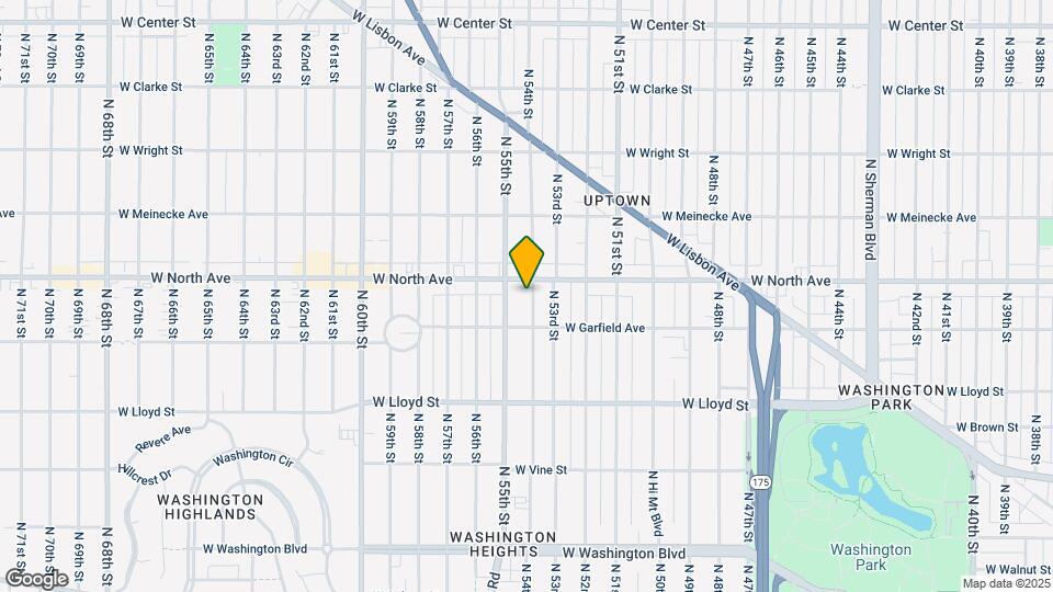 2241 N 54th St Map and Location Details
