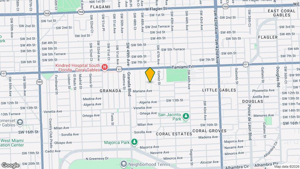 918 Santiago St Map and Location Details