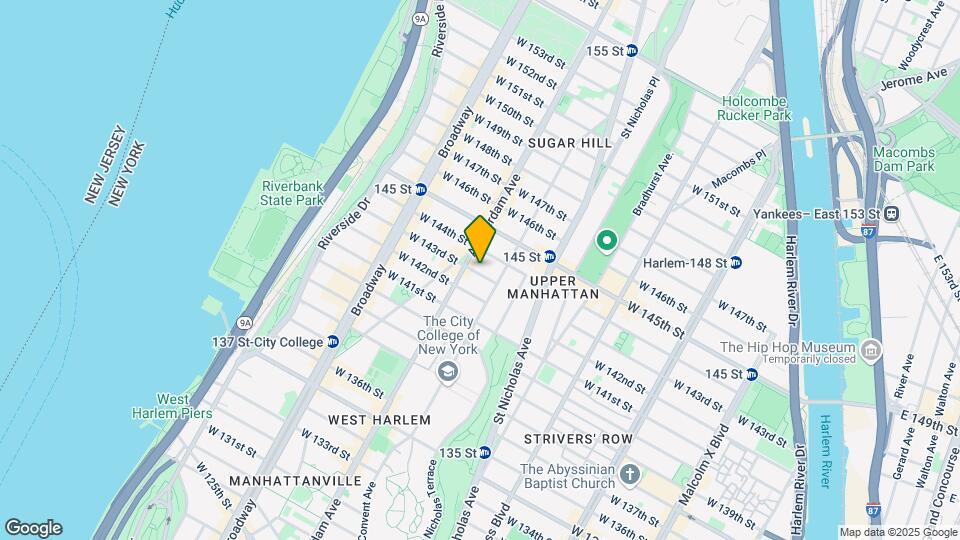465 W 143rd St Map and Location Details