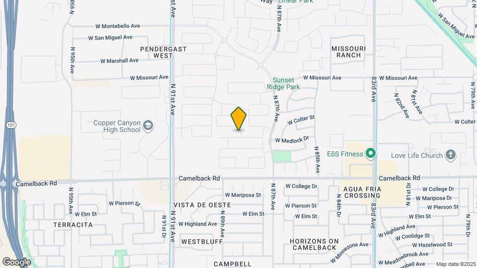 8806 W Orange Dr Map and Location Details