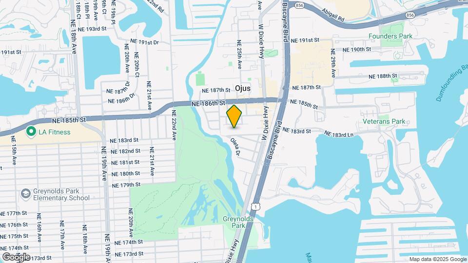 2457 NE 183rd St Map and Location Details