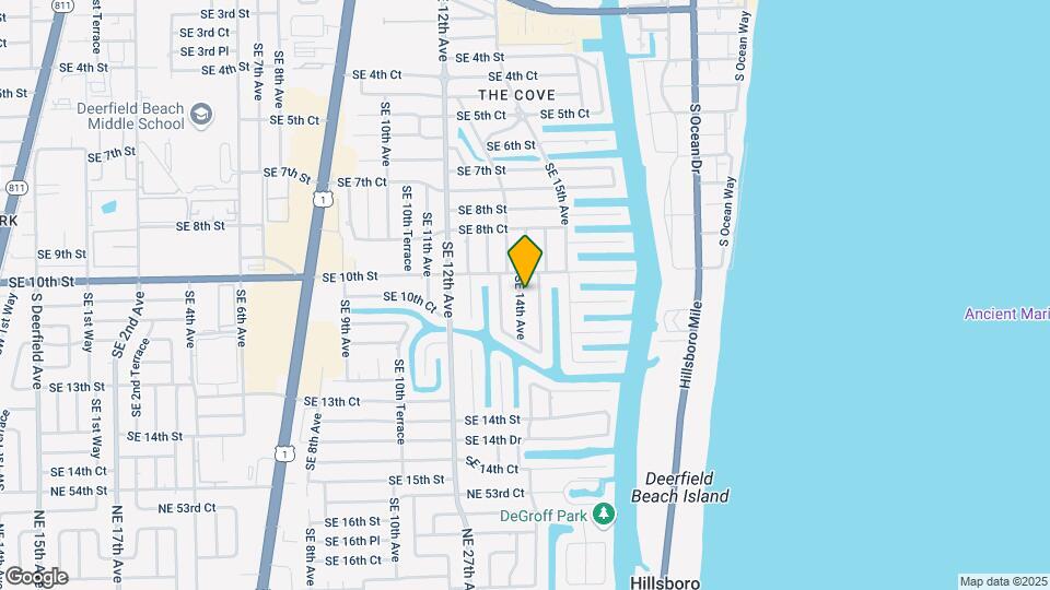 1014 SE 14th Ave Map and Location Details