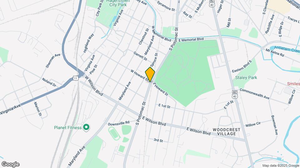 805 S Potomac St Map and Location Details