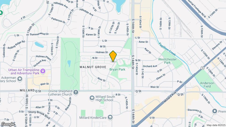 14706 Orchard Cir Map and Location Details