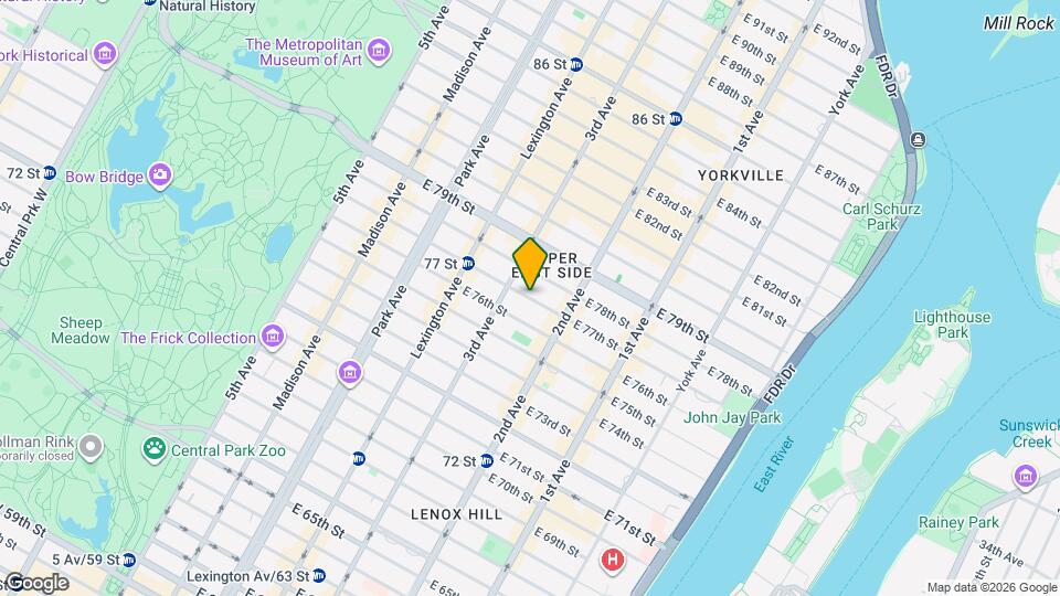 237 E 77th St Map and Location Details