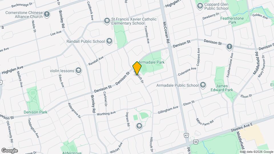 132 Hillcroft Dr Map and Location Details