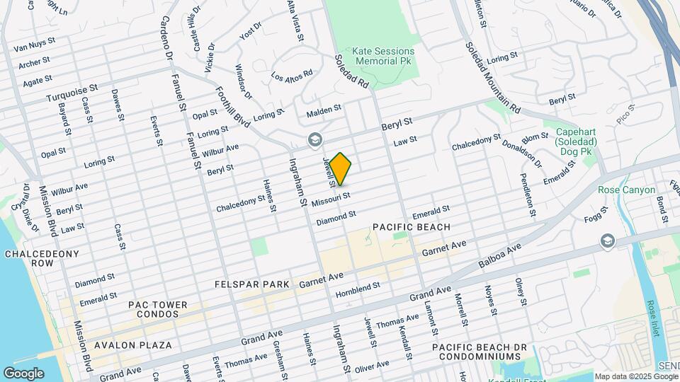 4741 Jewell St Mapa y Detalles de la Ubicación