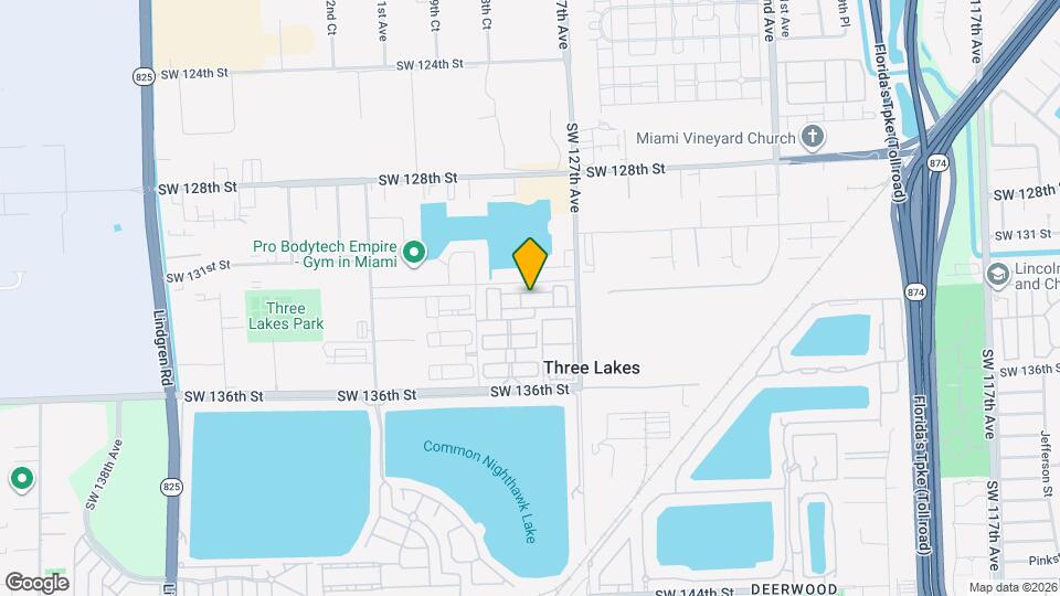 12808 SW 132nd Terrace Map and Location Details