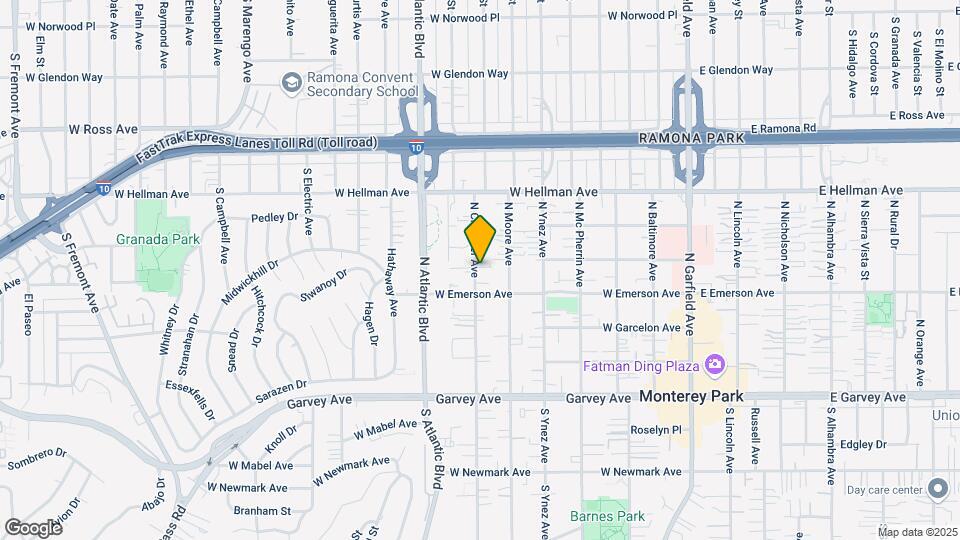 422 N Chandler Ave Map and Location Details