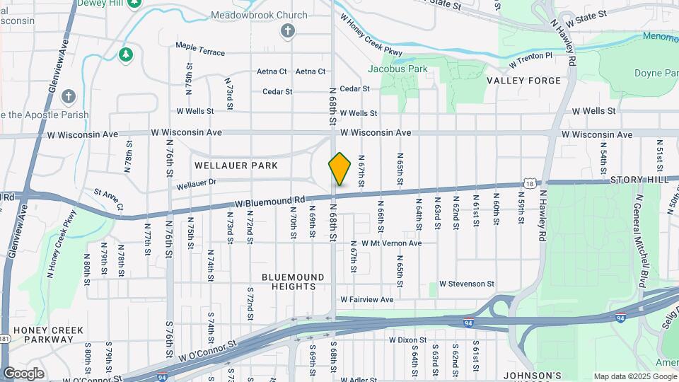 502 N 68th St Map and Location Details