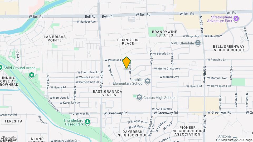 15835 N 65th Ave Map and Location Details