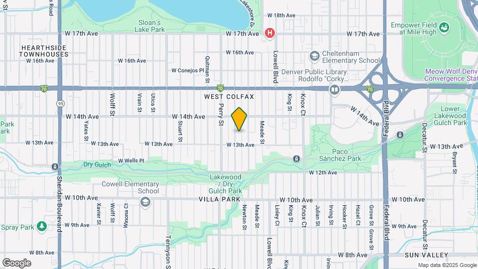 1336 Osceola St Mapa y Detalles de la Ubicación