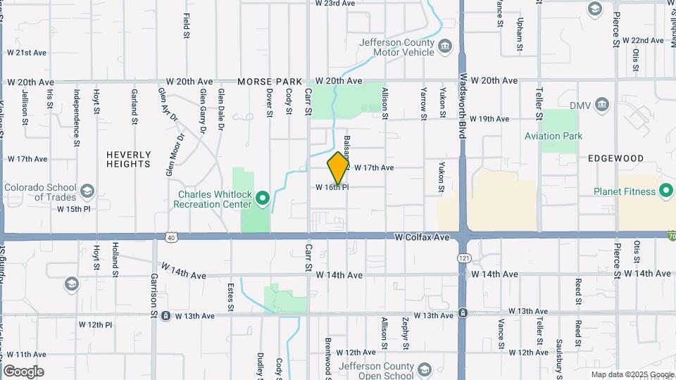 8230 W 16th Pl Map and Location Details