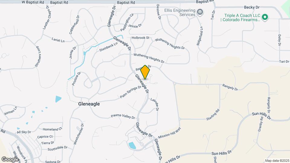 410 Palm Springs Way Map and Location Details