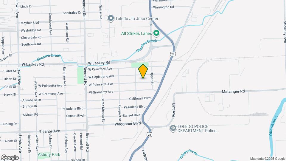 34 W Poinsetta Ave Map and Location Details