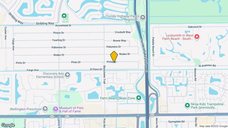 8392 Pinto Dr Map and Location Details