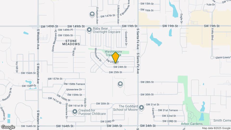 1405 SW 24th St Map and Location Details