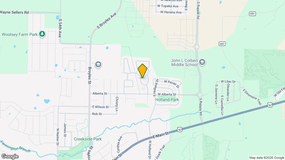 1164 Oxbow Way Map and Location Details