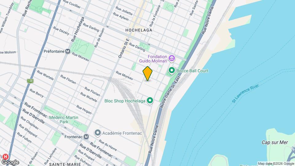 1517-1577 Moreau Map and Location Details