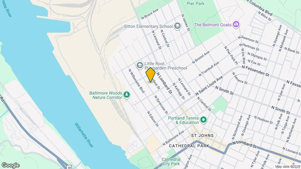 9553 N Syracuse St Map and Location Details