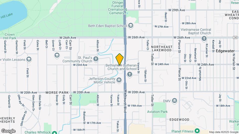 2275 Wadsworth Blvd Map and Location Details